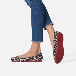 Rothy’s The Flat Red Cat Size 11.5 runs small fits more like an 11